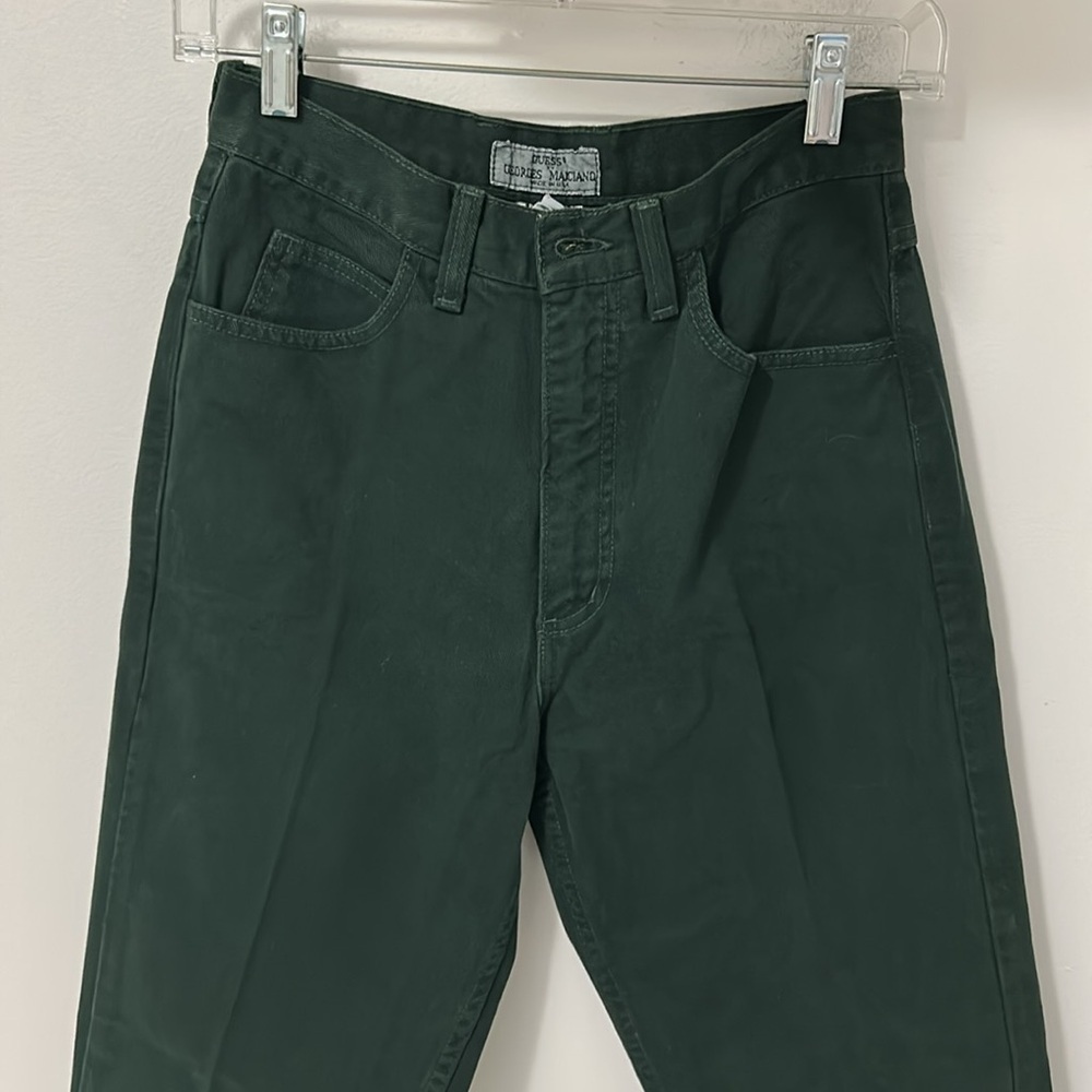 Vintage Guess Georges Marciano Green Twill Mom Jeans - Picture 4 of 6